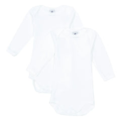 Petit Bateau - 2'li Organik Pamuk Body | Beyaz