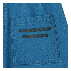 American Vintage - Comow Büzgü İpli İş Pantolonu | Mavi