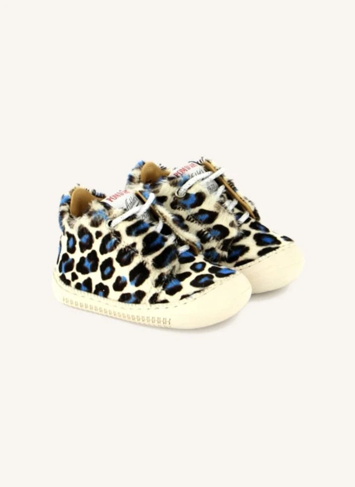Pom d'Api - Yaka Speed Leopard Sneakers | أبيض
