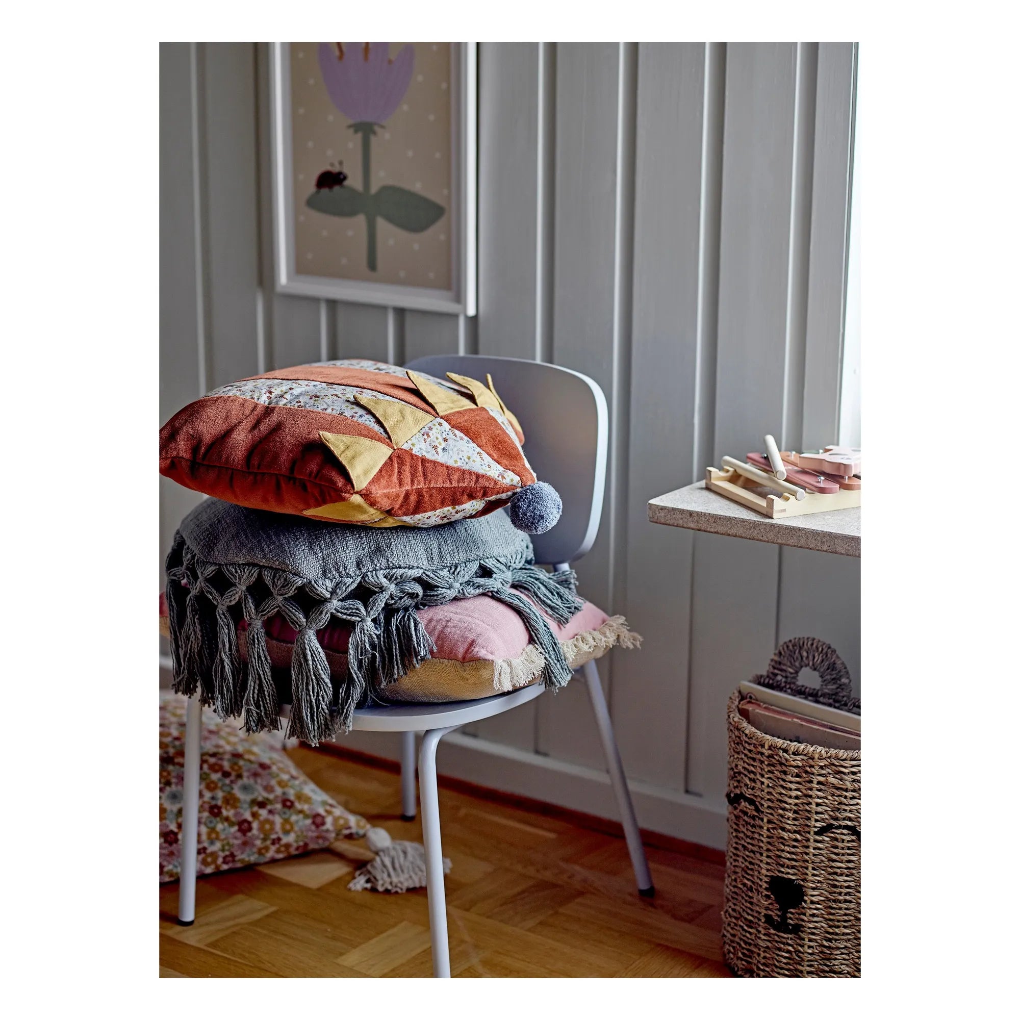 Bloomingville Mini - Elinna yastık | Mavi