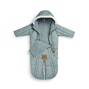 Elodie Details Baby Overall Pramsuit - Pebble Green-Pramsuits-Pebble Green-0-6m | Natural Baby Shower