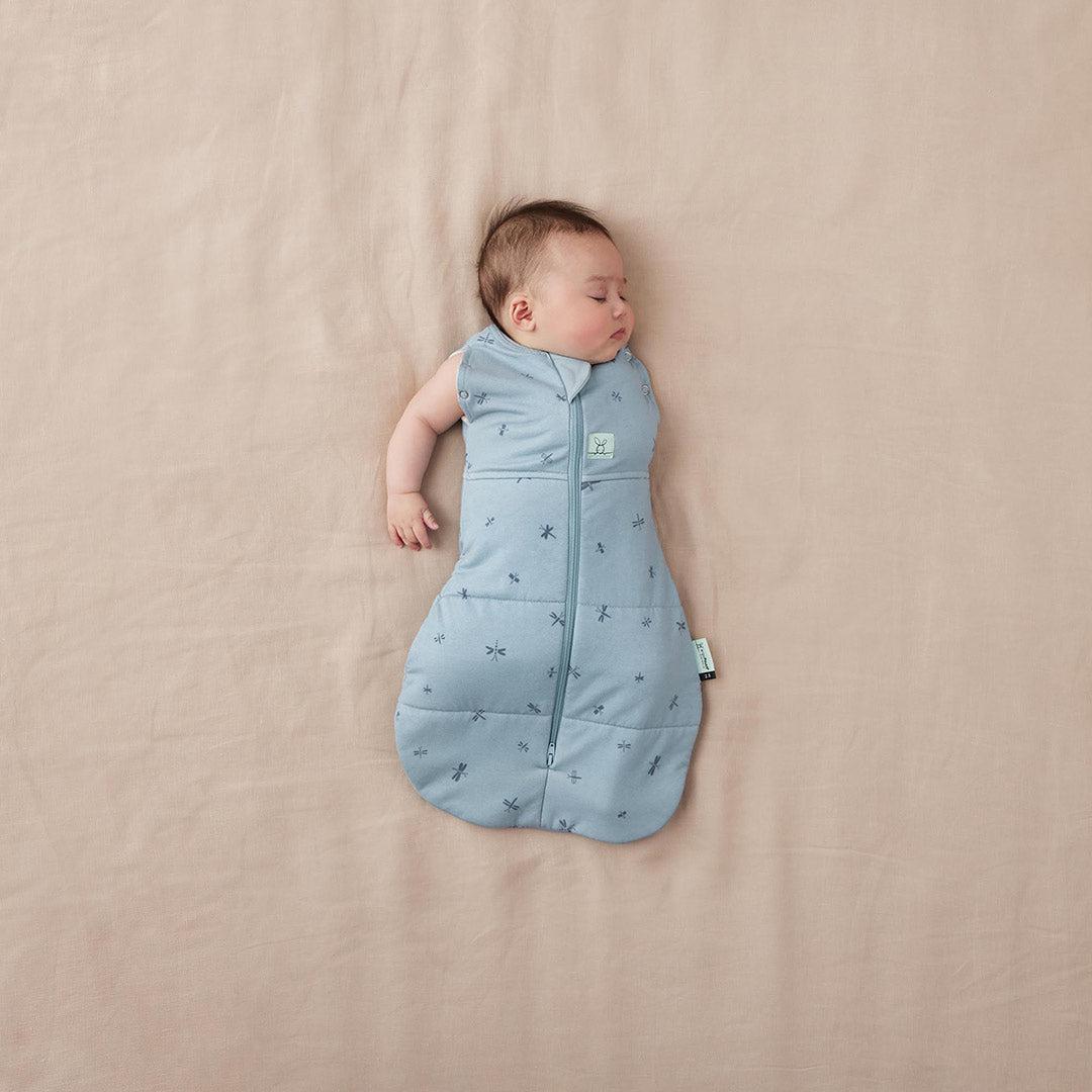 ergoPouch Organic Winter Cocoon Swaddle Sleeping Bag - 2.5 TOG - Dragonfly-Sleepsack Swaddles-Dragonfly-0-3m | Natural Baby Shower