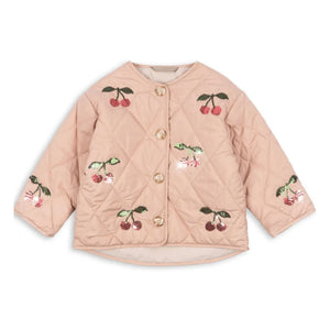 Konges Sløjd - Sequins Flora Cerises Kapitone Ceket | Pembe