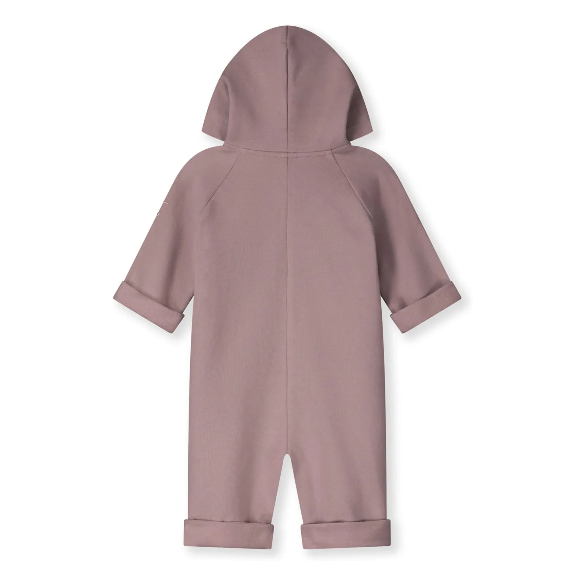 Gray Label - Organik Pamuk Kapüşonlu Tulum | Mürdüm