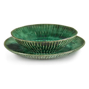 Serax - Plats Verde Lanza, Pascale Naessens - 2'li Set | Yeşil