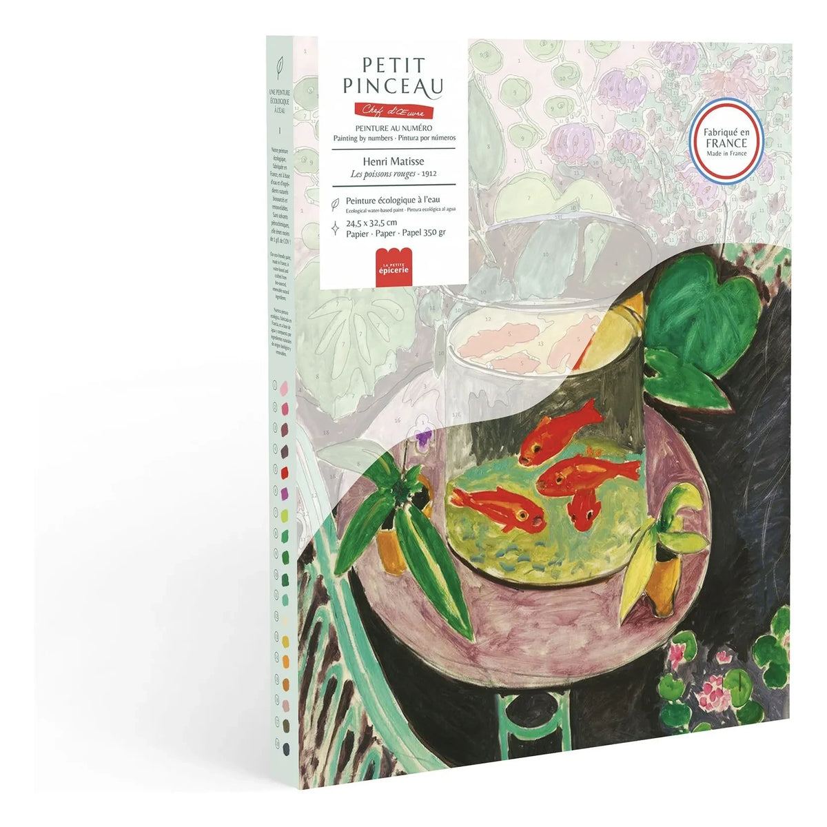 La Petite Épicerie - طقم تلوين مرقم - Les Poissons Rouges