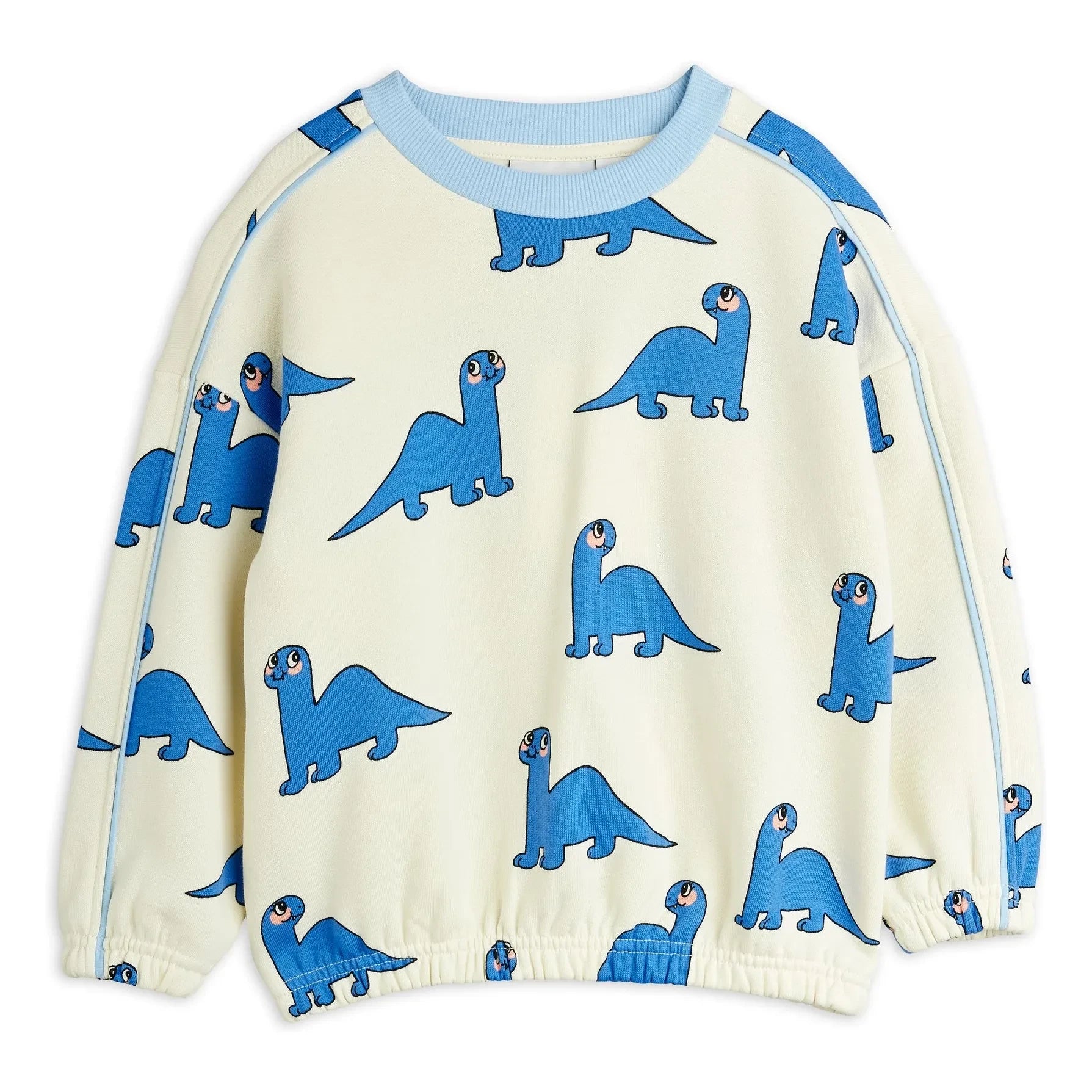 Mini Rodini - Dinos organik pamuklu sweatshirt | Ecru