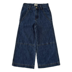 Longlivethequeen - Top Dikişli Geniş Paça Jean | Ham Denim