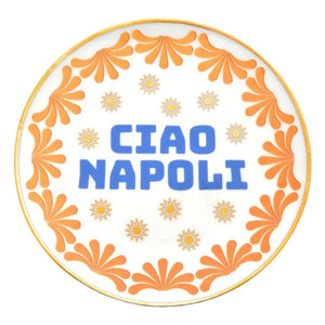 Bitossi - Ciao Napoli tabak | Turuncu