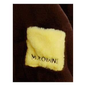 Mini Rodini - Tavşan Kürkü Ceket Geri Dönüştürülmüş Elyaf | Kahverengi