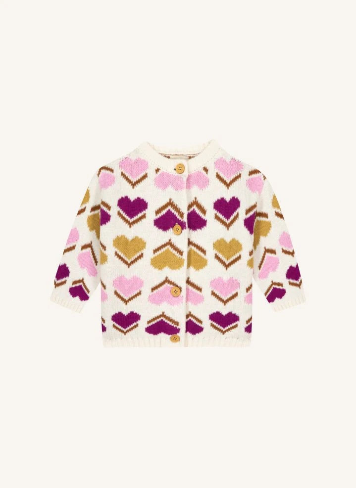 Bonton - Cardigan Maligne للأطفال | Ecru