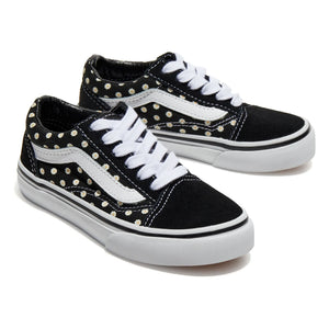 Vans - Old Skool Çiçek Desenli Bağcıklı Spor Ayakkabı | Siyah