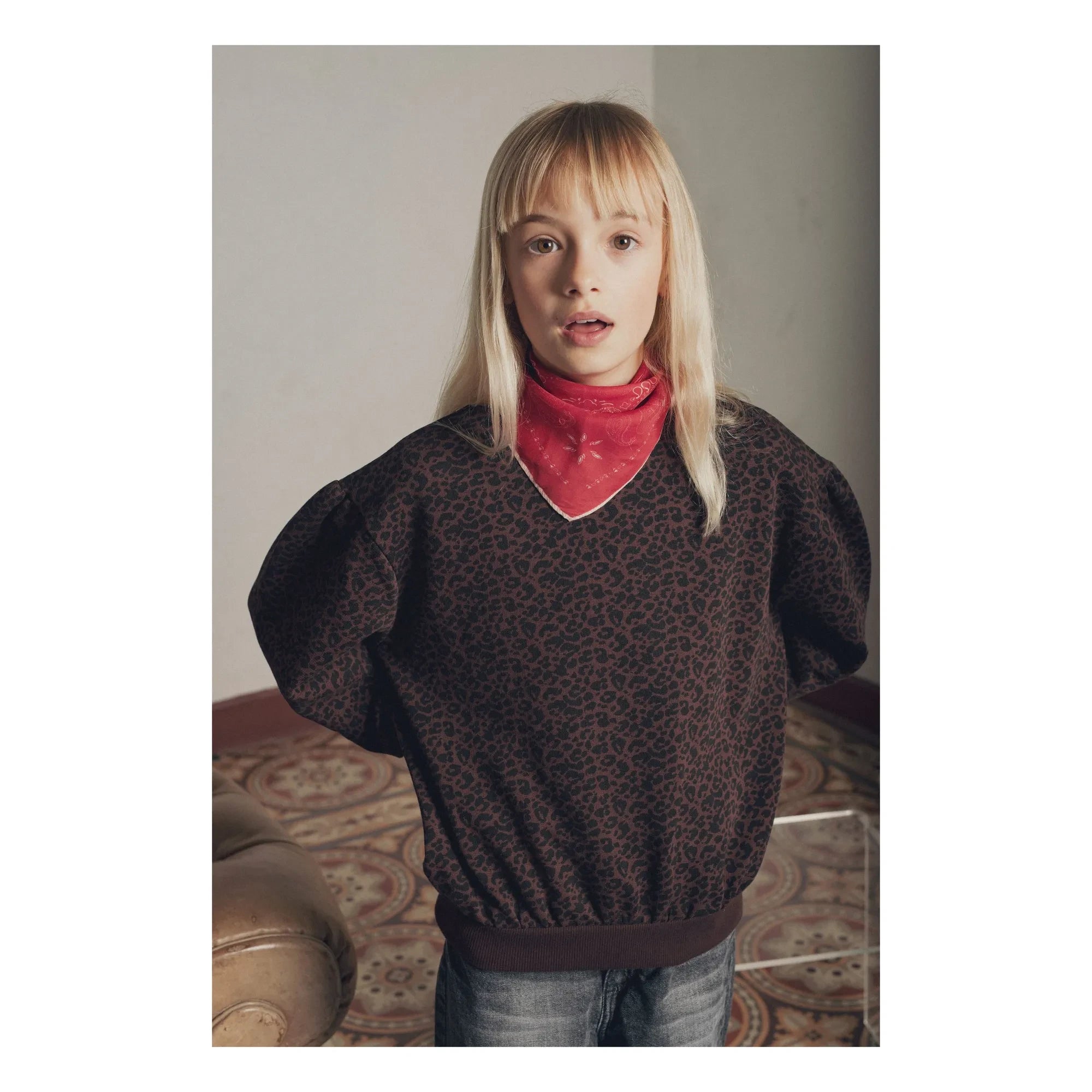 Marlot Paris - Leopard Bueno sweatshirt | Brown