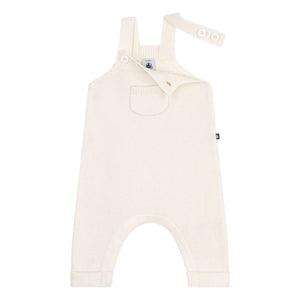 Petit Bateau - Yün Örgü Salopet | Ecru