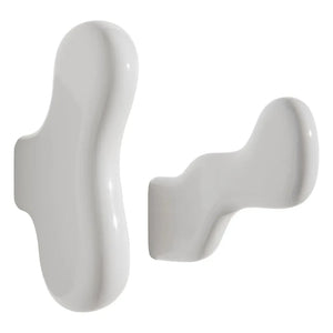 Petite friture - Klump seramik palto askıları - 2'li set | Beyaz