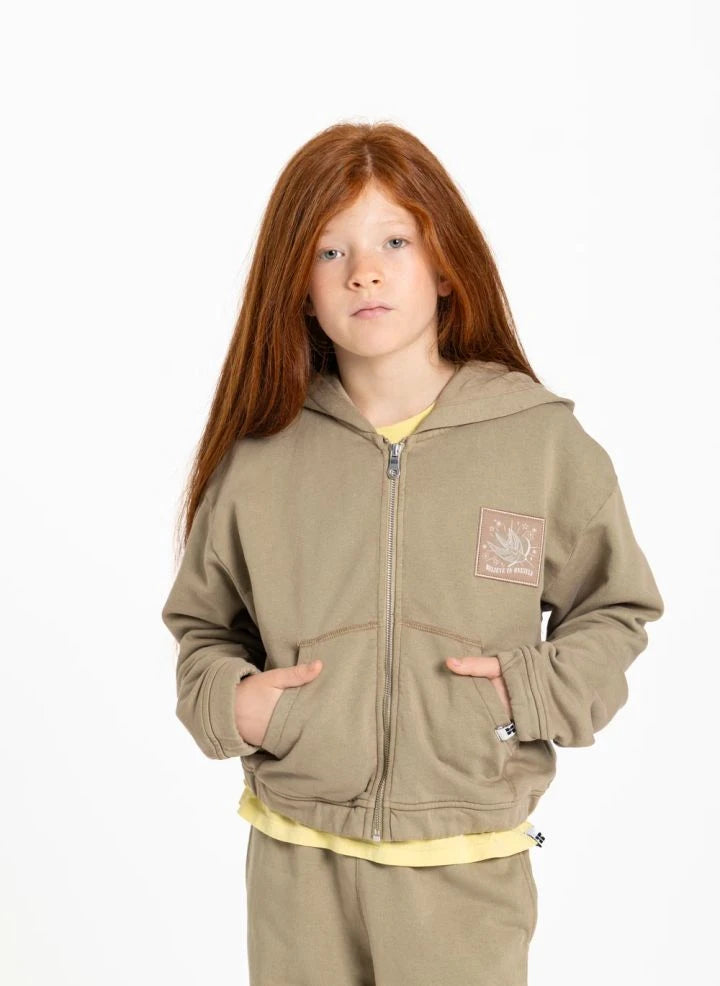 Hundred Pieces - Blush "Believe" Sweatshirt | Bej