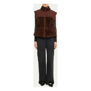 Ulla Johnson - Tariet Teddy Kolsuz Ceket | Bordo