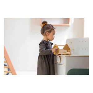 Flexa - Ahşap Alet Kutusu - 4'lü Set | Koyu gri