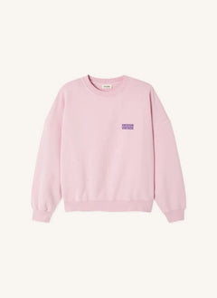 American Vintage - Plizzy Pamuklu Sweatshirt | Açık Pembe