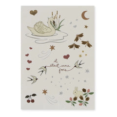 Konges Sløjd - Swan geçici dövmeler