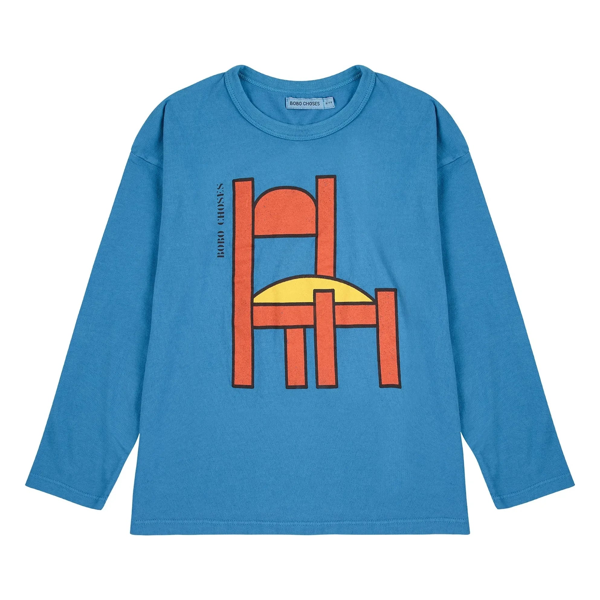 Bobo Choses - Chaise Tişört Organik pamuk | Mavi