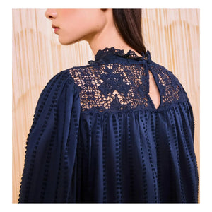Ulla Johnson - Cornelia bluz | Gece mavisi