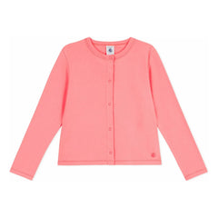 Petit Bateau - Organik pamuk hırka | Mercan