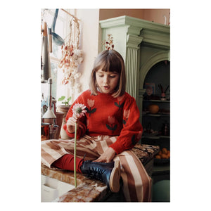 Emile et Ida - Çizgili Pantolon | Ekru