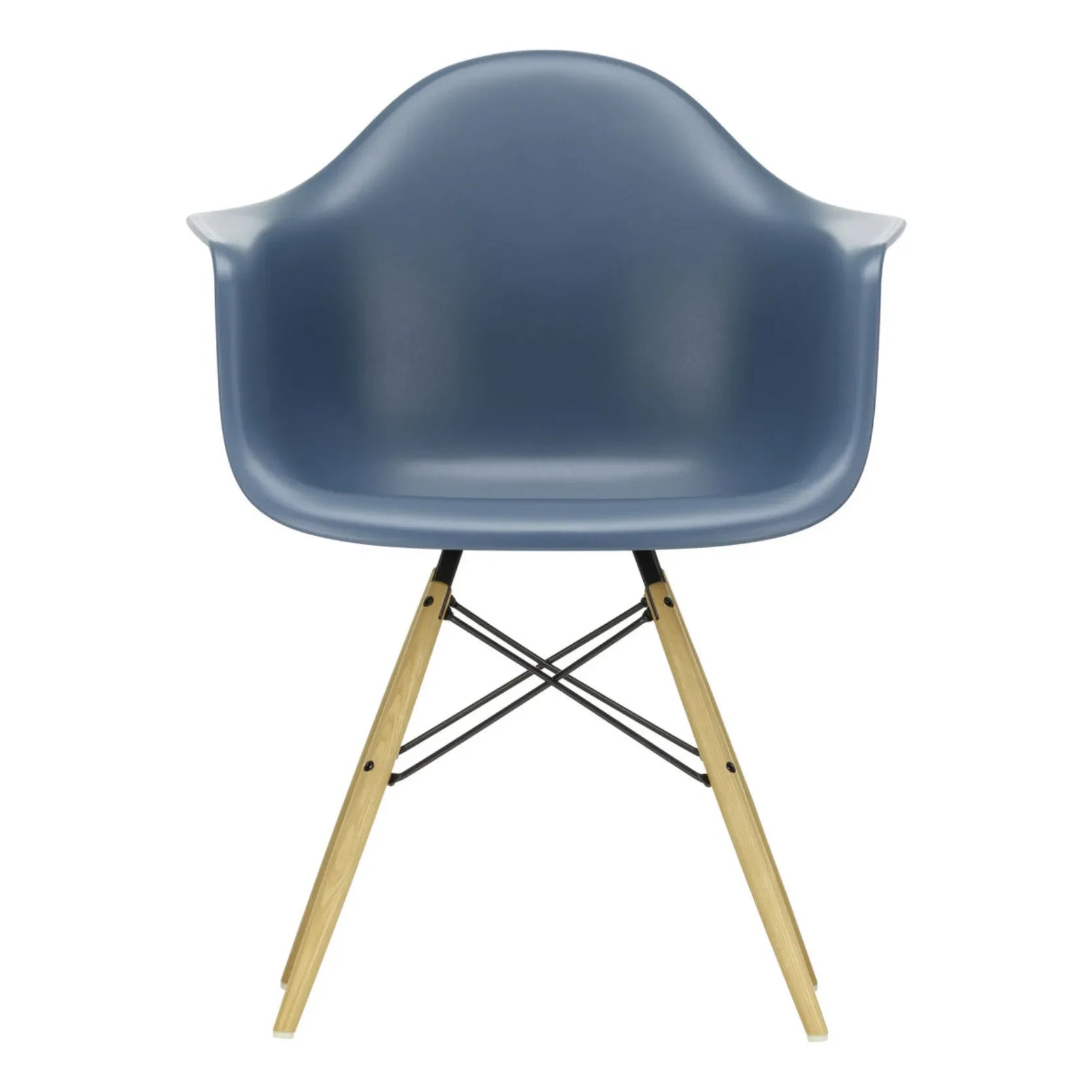 Vitra - DAW sandalye - akçaağaç taban - Charles & Ray Eames | Deniz mavisi