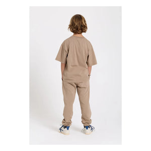 Smallable Kid - Rush organik pamuk jogger | Taupe kahverengi