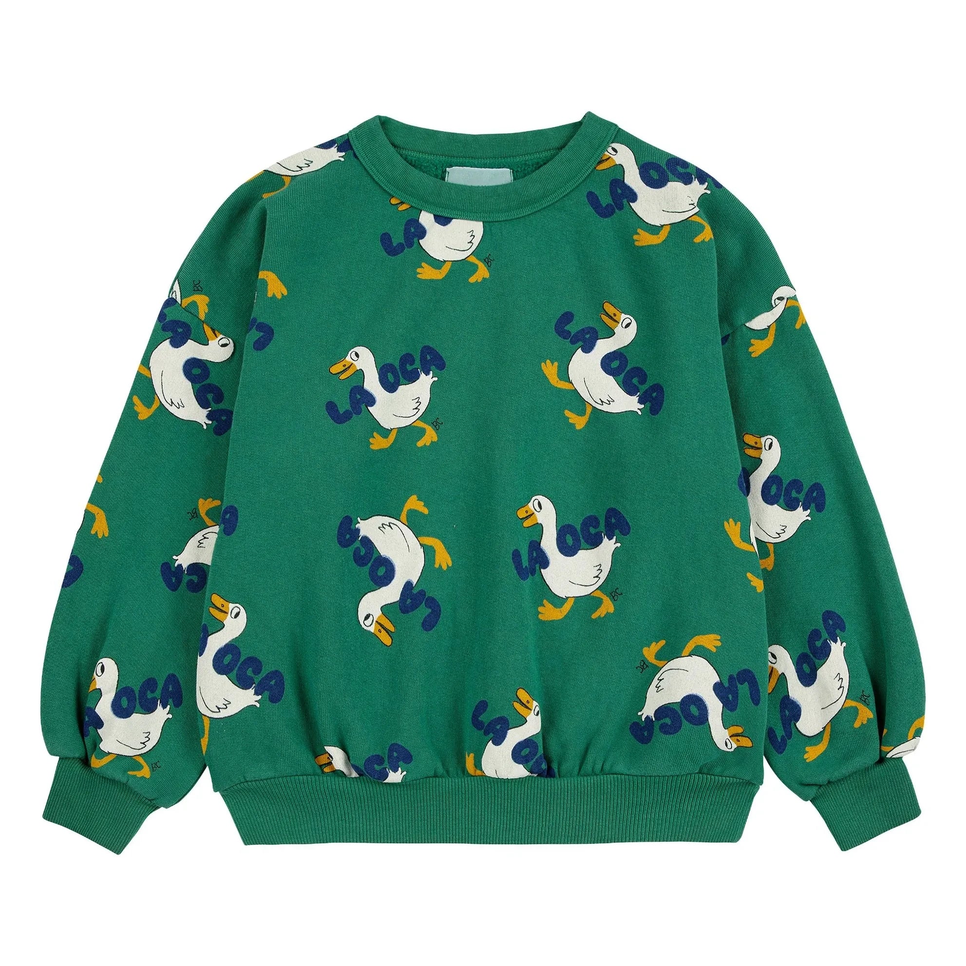 Bobo Choses - Sweat Ducks La OCA Organik Pamuk | Yeşil