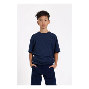 Smallable Kid - Nils Organik pamuklu T-shirt | Yıkama mavi