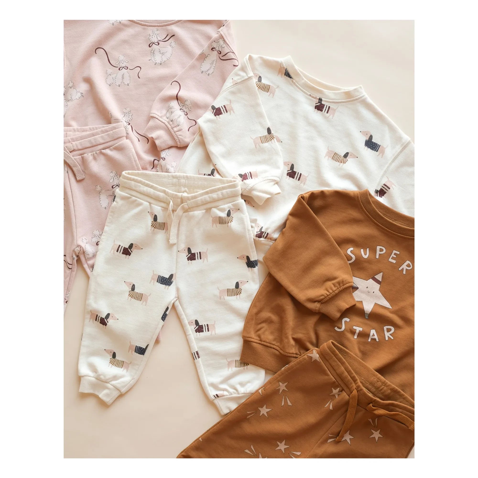 Rylee + Cru - Jogger Dachshund | Ecru