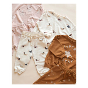 Rylee + Cru - Jogger Dachshund | Ecru