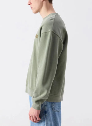 American Vintage - Plizzy yuvarlak yaka sweatshirt | Haki