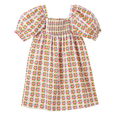Fabula - Windmill Balon Kollu Midi Elbise | Beyaz