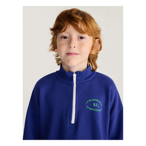 Bobo Choses - B.C. Organik Pamuklu Fermuarlı Sweatshirt | Lacivert