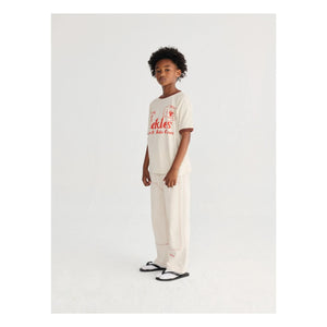 Bobo Choses - The Dog Pickles Organik pamuklu T-shirt | Beyaz