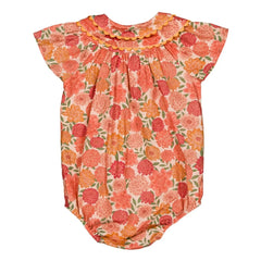 Loir - Toinette Fleurs Organik Pamuk romper | Mercan