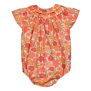 Loir - Toinette Fleurs Organik Pamuk romper | Mercan