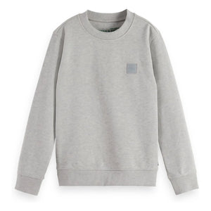Scotch & Soda - Logo Yamalı Sweatshirt | Gri melanj