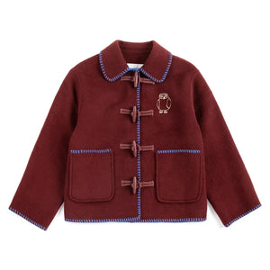 Bobo Choses - Yün Baykuş Kaban | Bordo