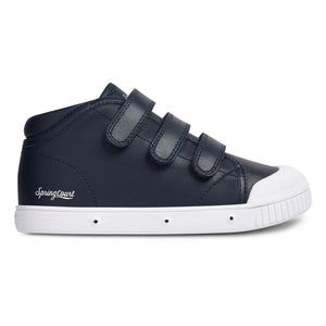 Spring Court - B2 Nappa Yüksek Bilek Cırt Cırtlı Sneakers | Lacivert
