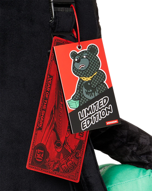 Sprayground - حقيبة ظهر Teddy دبّ المال Sharks