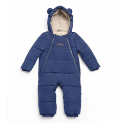FINNSON Anders Footless Snowsuit - Navy-Snowsuits-Navy-12-18m | Natural Baby Shower