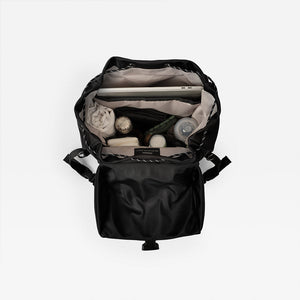 Finnson Elise Eco Changing Backpack & Changing Mat - Black-Changing Bags-Black- | Natural Baby Shower