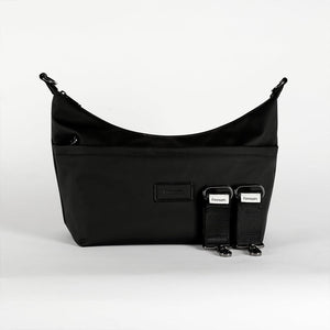 Finnson Fia Eco Oversized Stroller Organiser - Black-Stroller Organisers-Black-One Size | Natural Baby Shower