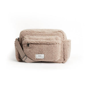 Finnson Freya Eco Stroller Organiser with Stroller Clips - Beige-Stroller Organisers-Beige- | Natural Baby Shower