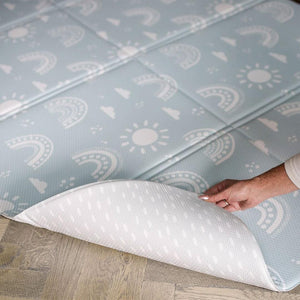 FOLDiMATS Playmat 130x190cm - Rainbow Confetti-Play Mats-Rainbow Confetti-130x190cm | Natural Baby Shower