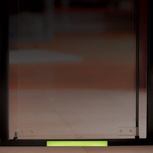 Fred Pressure Fit Stairgate - Clear Acrylic Panel/Dark Grey Fittings-Stair Gates- | Natural Baby Shower